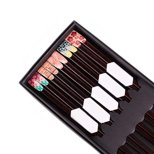 5 pares de Chopsticks Set Tokio
