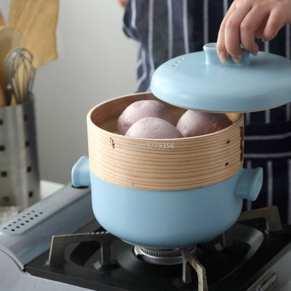 Casserole with Steamer Enryaku-ji (5 Colors and 3 Sizes)