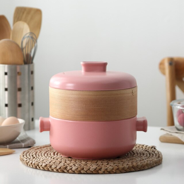Casserole with Steamer Enryaku-ji (5 Colors and 3 Sizes)