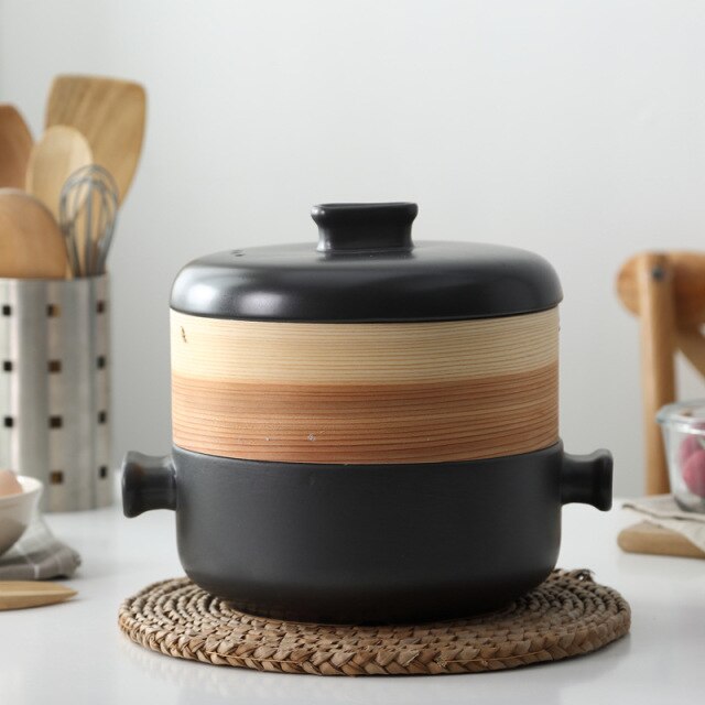 Casserole with Steamer Enryaku-ji (5 Colors and 3 Sizes)
