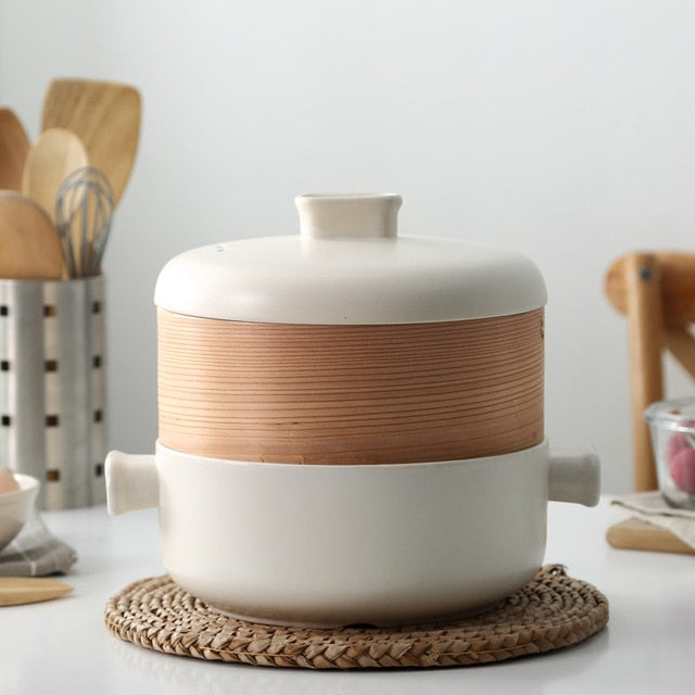 Casserole with Steamer Enryaku-ji (5 Colors and 3 Sizes)