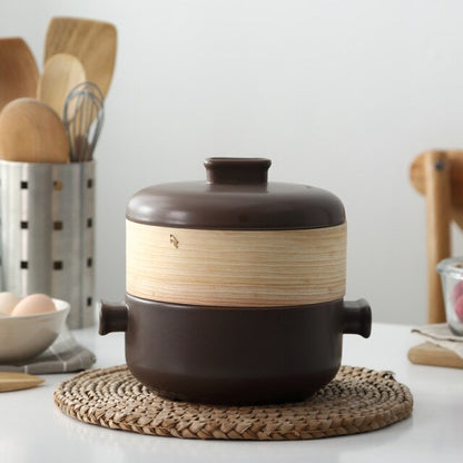 Casserole with Steamer Enryaku-ji (5 Colors and 3 Sizes)