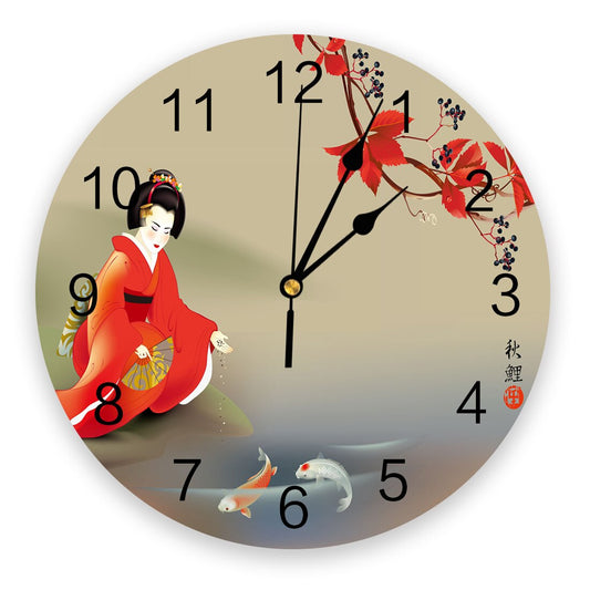 Wall Geisha Clock Oshin (20 Models)