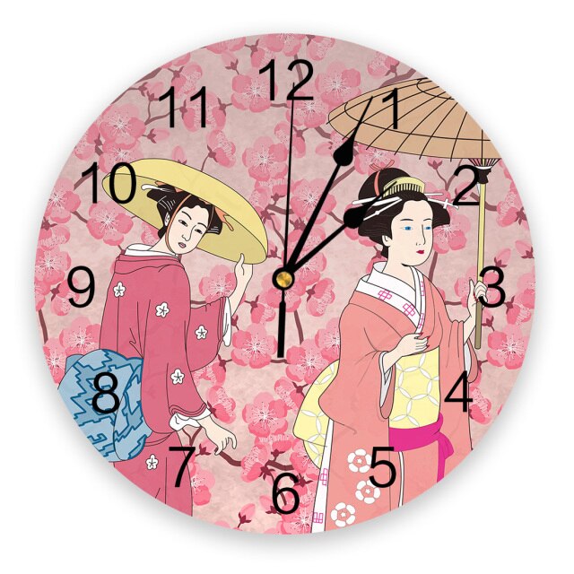Reloj de Pared Geisha Oshin (20 Modelos)