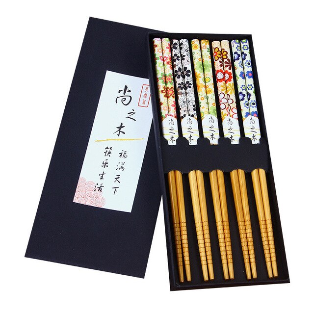 Set de 5 Pares de Palillos Wiesneri (9 Colores)
