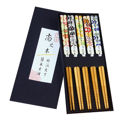 Set de 5 Pares de Palillos Wiesneri (9 Colores)