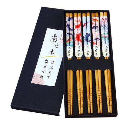 Set de 5 Pares de Palillos Wiesneri (9 Colores)
