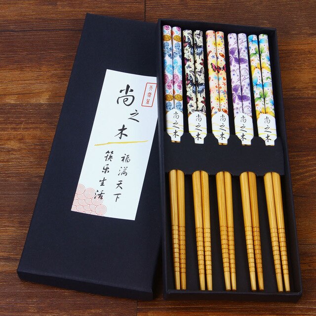 Set de 5 Pares de Palillos Wiesneri (9 Colores)