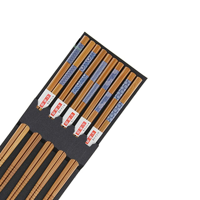 5 Pairs of Chopsticks Set Alcock (15 Colors)