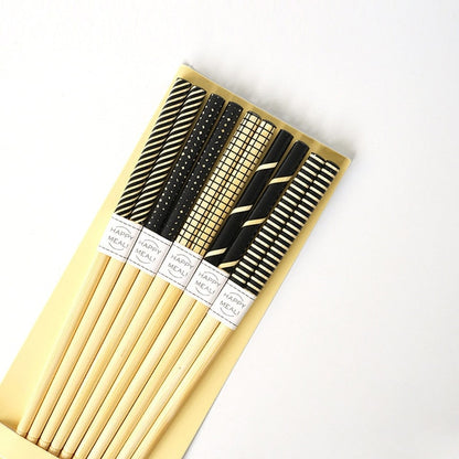 5 Pairs of Chopsticks Set Alcock (15 Colors)