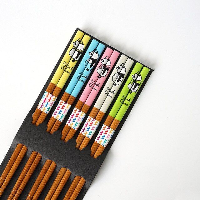 5 Pairs of Chopsticks Set Alcock (15 Colors)