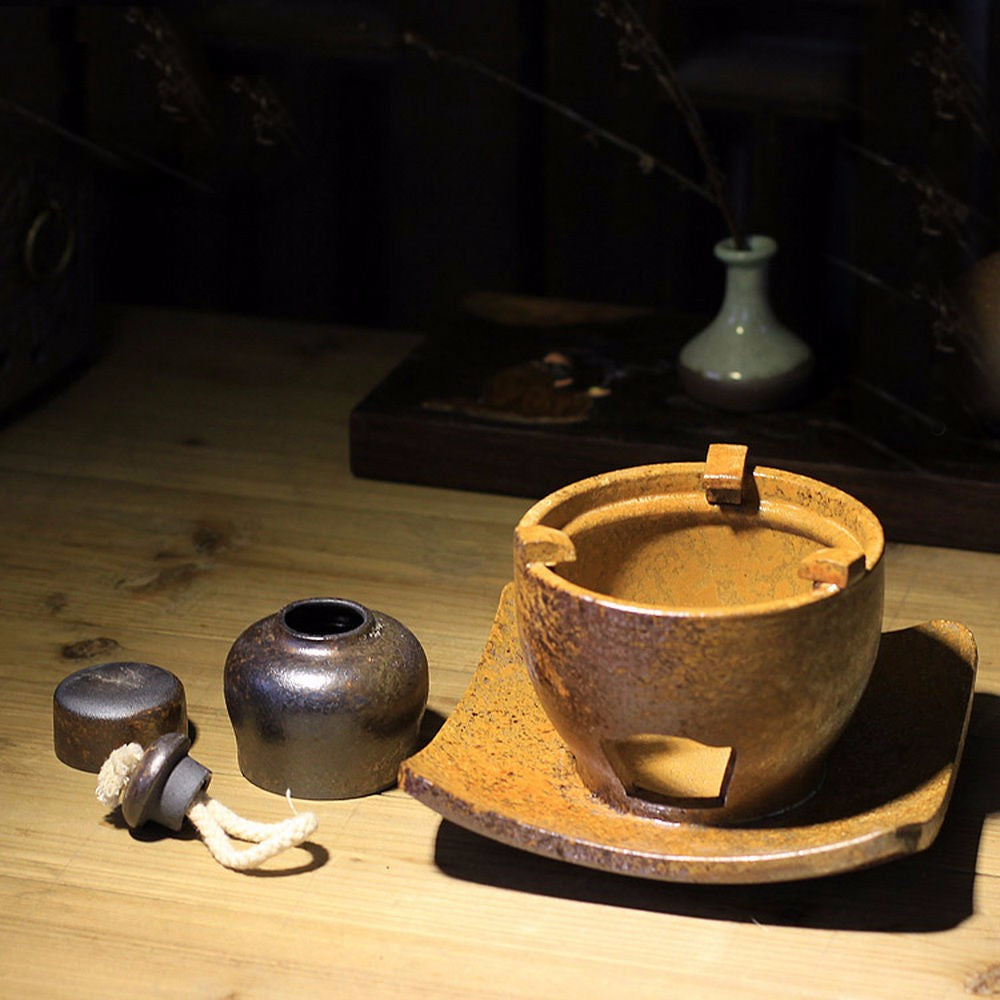 Teapot with Warm Teapot Stove Miyabei