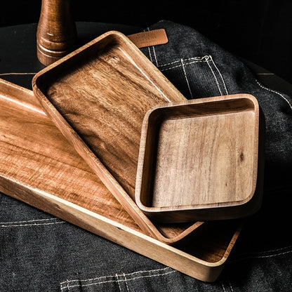 Wood Tray Hiragatake (6 Sizes)