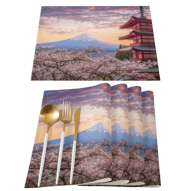Table Mat Asian Style Mats - Japanese Mats - Table Mats - Oriental Mats - My Japanese Home