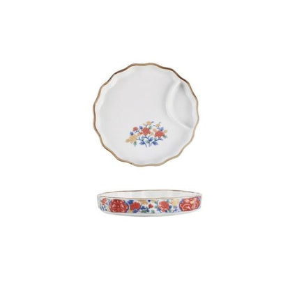 Plate with Sauce Bowl Nyū (4 Colors and 4 Sizes)