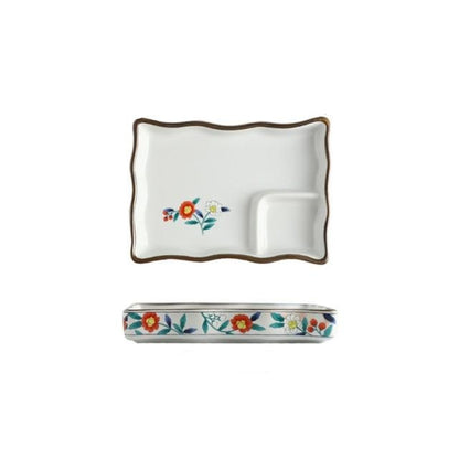 Plate with Sauce Bowl Nyū (4 Colors and 4 Sizes)