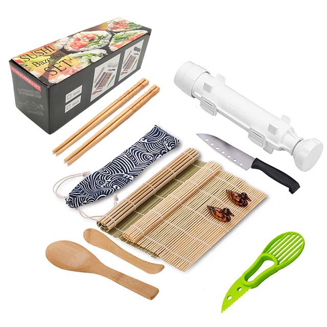 Sushi Making Kit, Sushi Roller Set, Sushi Maker Kit, Bamboo