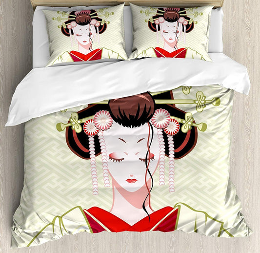 Bedding Set Geisha Woman Kazasi