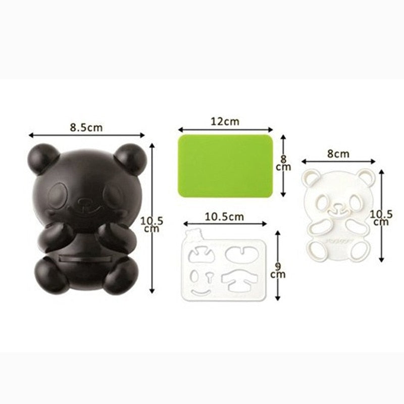 Molde de Arroz Oso Panda