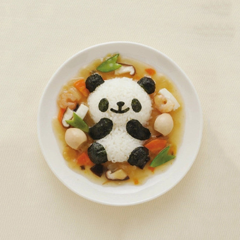 Japanese Sushi Nori Maki Rice Mold Roll Kit Panda Head for Egg Mol