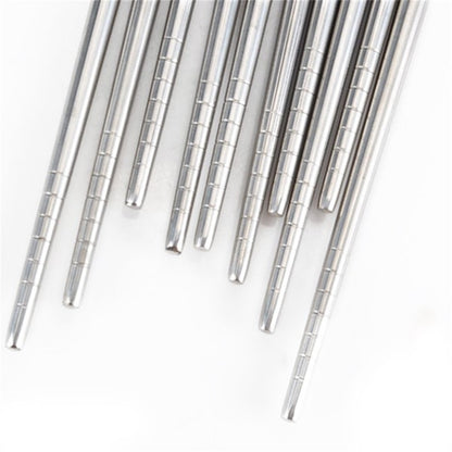 5 pares de palillos de metal Okubo