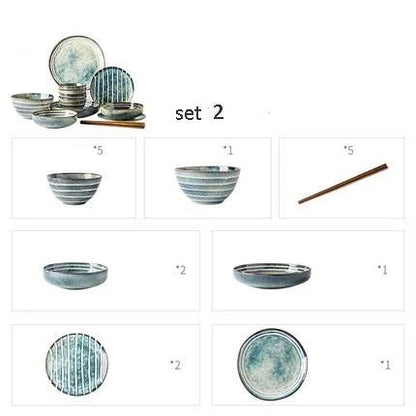 Tableware Fukutoshin ( 4 sets)