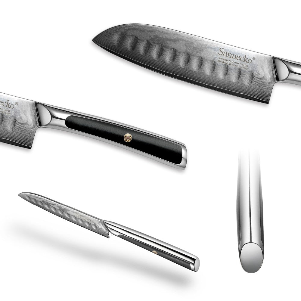 Damascus Santoku Knife Kosaka