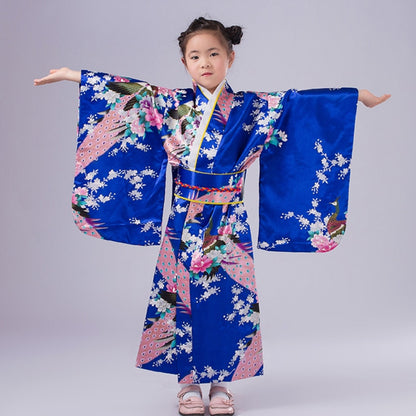 Girl Kimono Wabi (5 Colors and 4 Sizes)