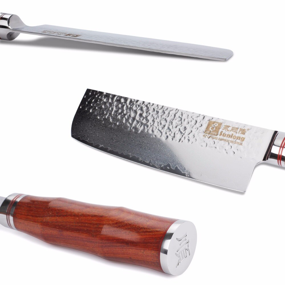 Cuchillo de Damasco Nakiri Aomori