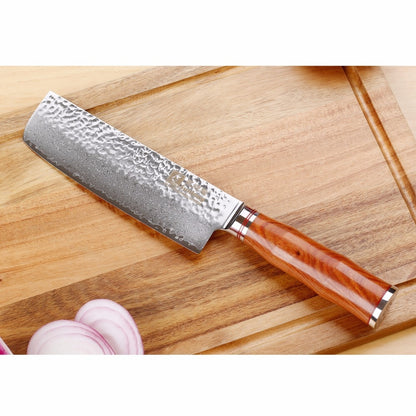 Cuchillo de Damasco Nakiri Aomori