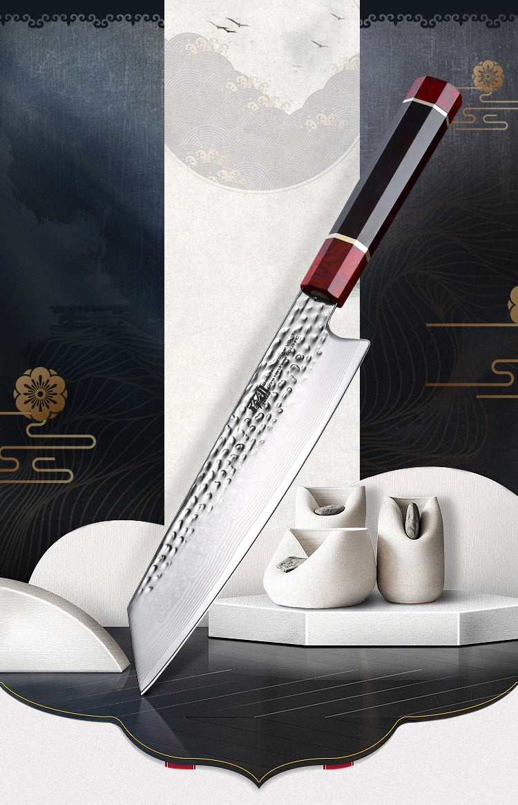 Kiritsuke Damasco Cuchillo Ise