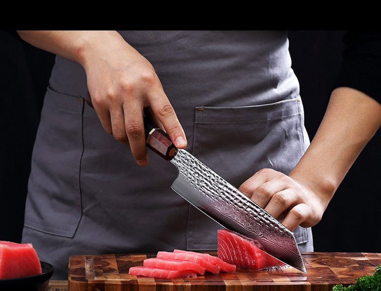 Kiritsuke Damasco Cuchillo Ise