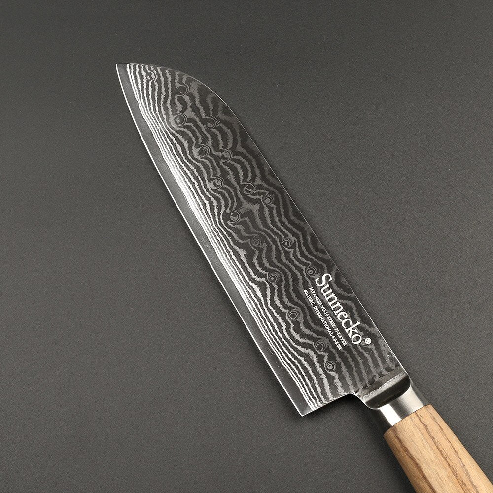 Cuchillo de Damasco Santoku Nanae