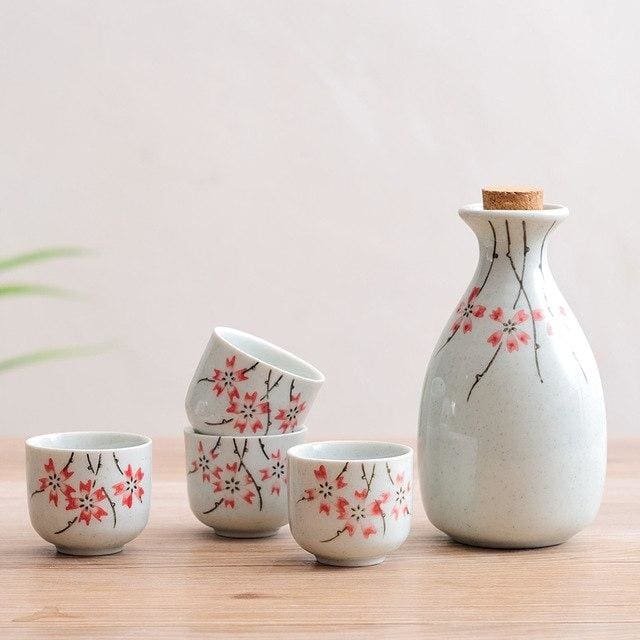Sake Set Taisei - Sake Cups - Ceramic Sake Sets - My Japanese Home