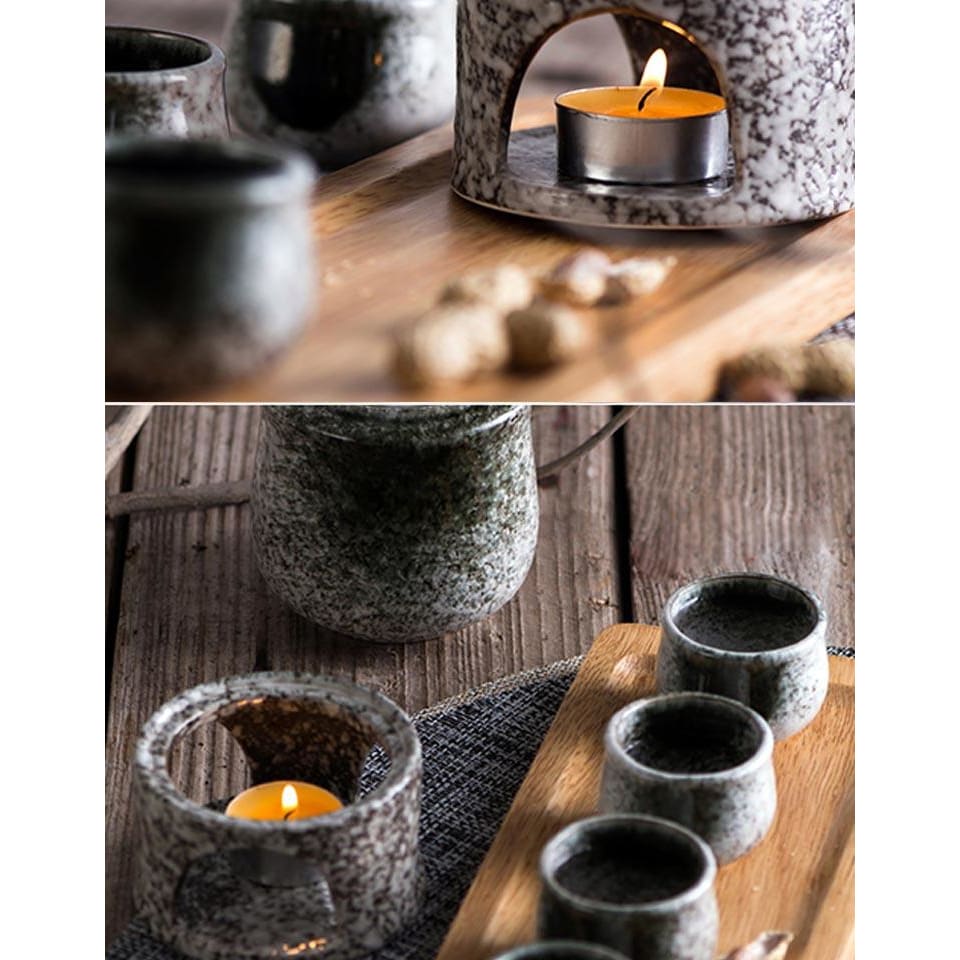Sake Set with Stove Hayate - Sake