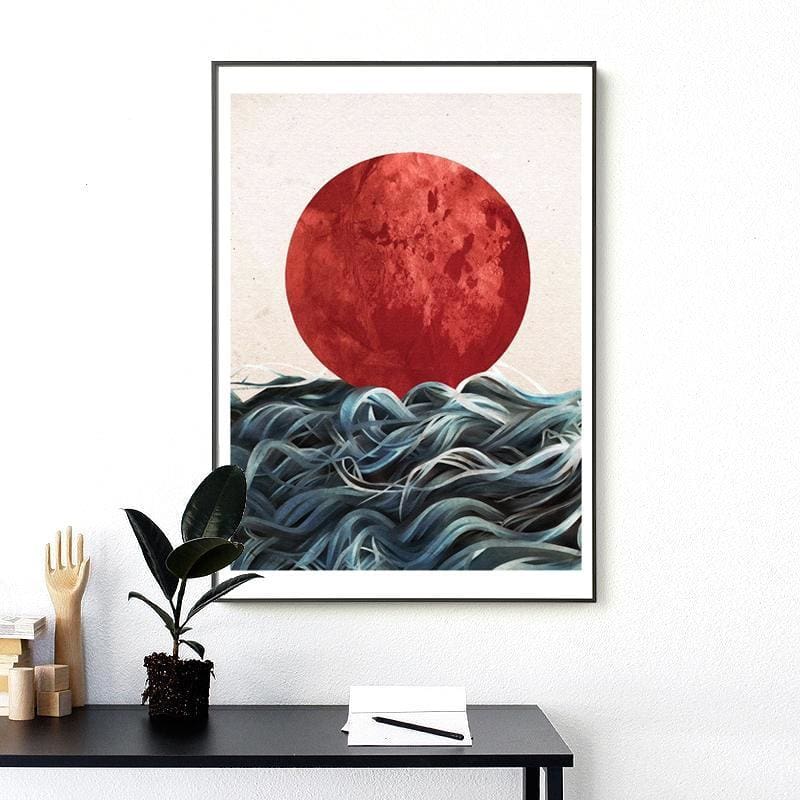 Sunrise Picture katsuobushi - Canvas Picture