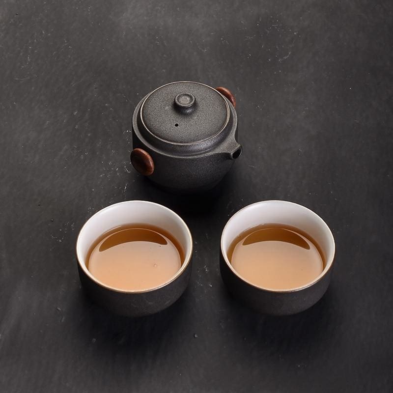 Teapot with Teacups Travel Set Hitomi - Tea Pot