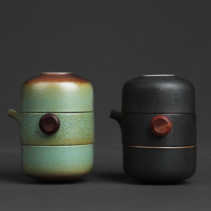 Teapot with Teacups Travel Set Hitomi - Tea Pot