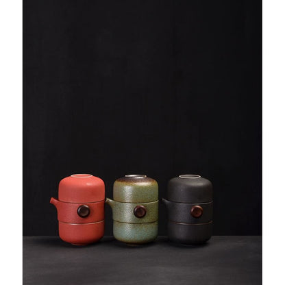 Teapot with Teacups Travel Set Hitomi - Tea Pot