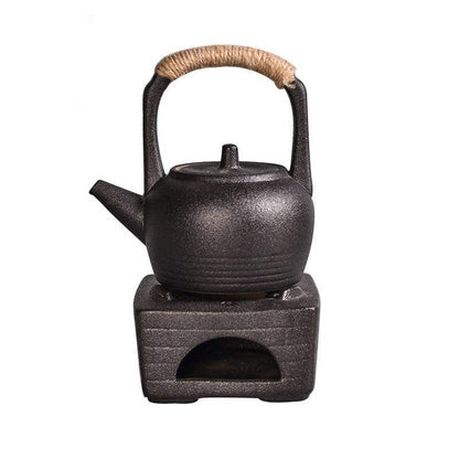 Cast Iron Tea Kettle for Stovetop - Japanese Tea Set with Warmer