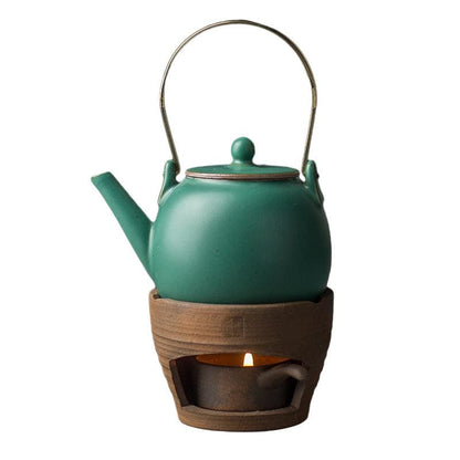 Teapot with Warm Teapot Stove Kozakura - Tea Pot