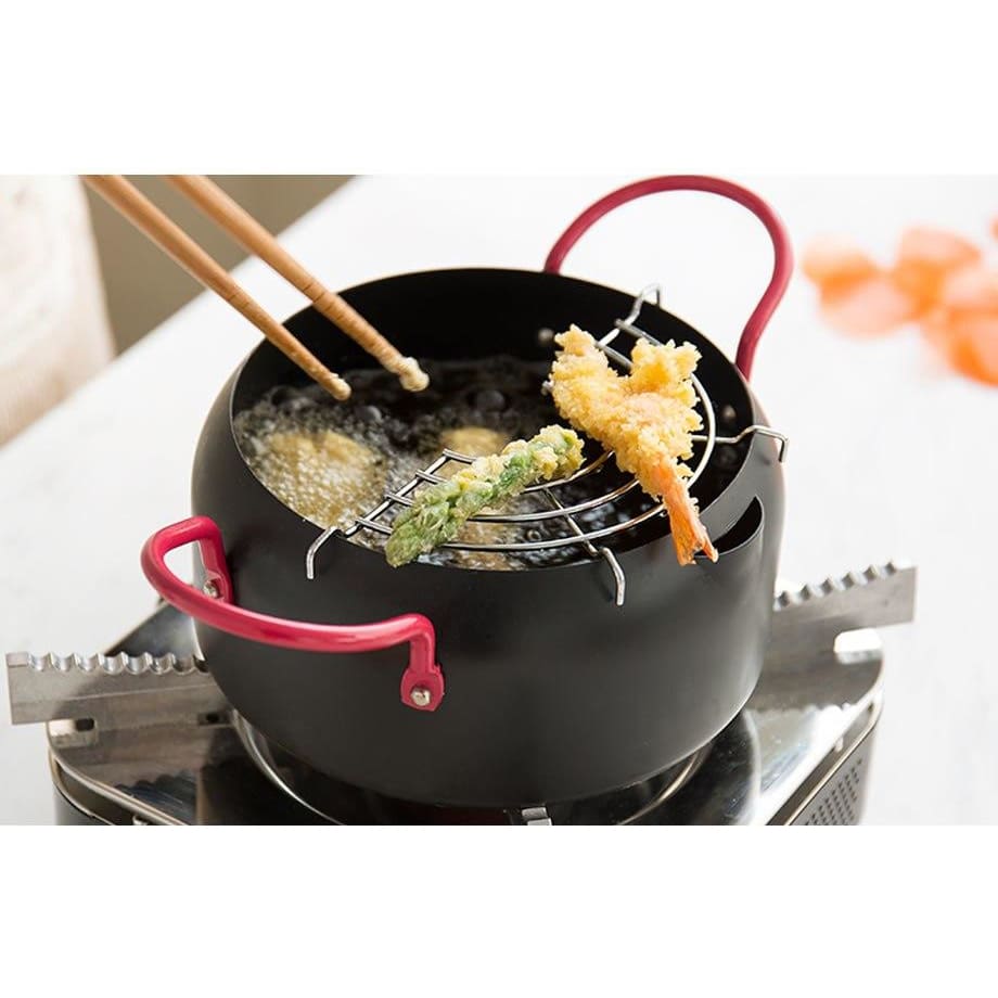 Tempura Pot Maemuki - Japanese Cooking Pots - My Japanese Home