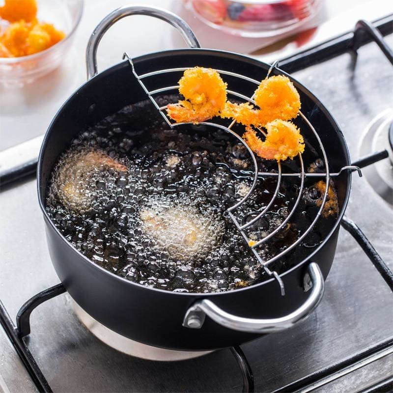 Tempura Pot Teshio - Japanese Cooking Pots - My Japanese Home