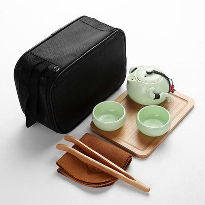 Travel Tea Set Miyakejima - 2 cup with accessory - Tea