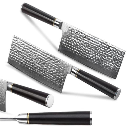 Usuba Damascus Knife Kenji - Knives