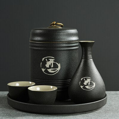 Sake Set Aoi