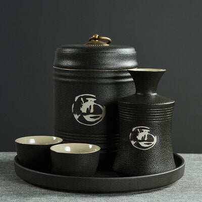 Sake Set Aoi