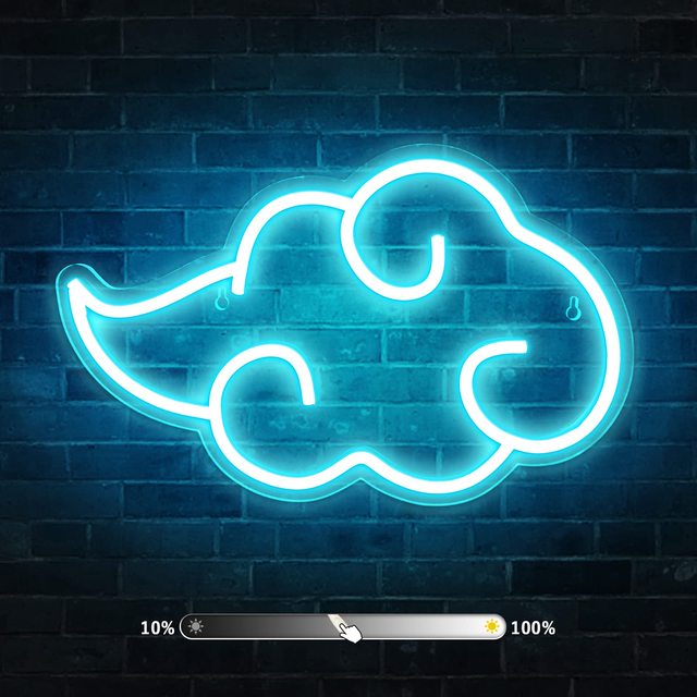 Cloud Anime Neon Light