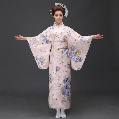 Woman Kimono Jomei - Ivory - Kimonos