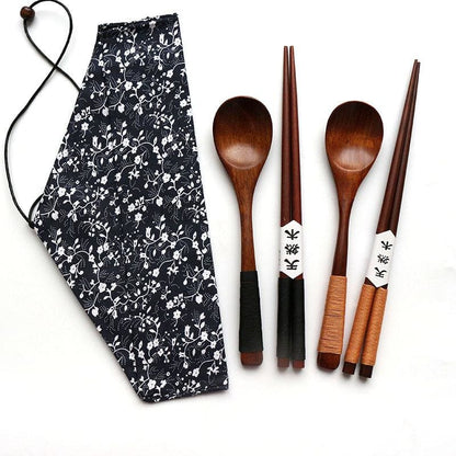 Wooden Chopsticks and Spoon Kita - Chopsticks